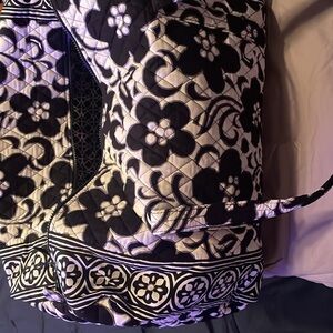 Vera Bradley black/white large duffel